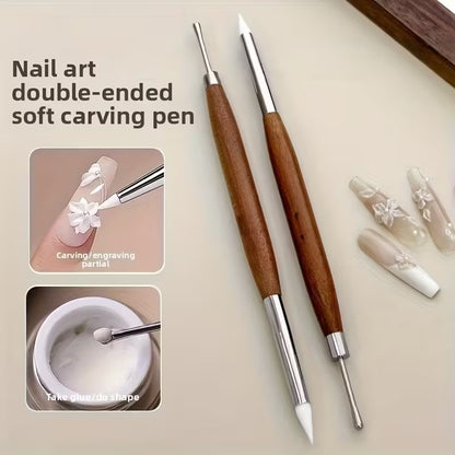 Sandalwood Nail Art Duel Pen (Pre-order)